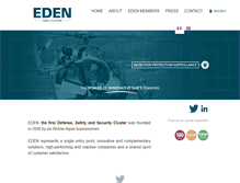 Tablet Screenshot of edencluster.com